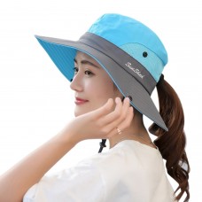 Mujer&apos;s Sun Hat Outdoor UV Protection Foldable Mesh Bucket Hat Wide Brim Summer  6903806516734 eb-12029965